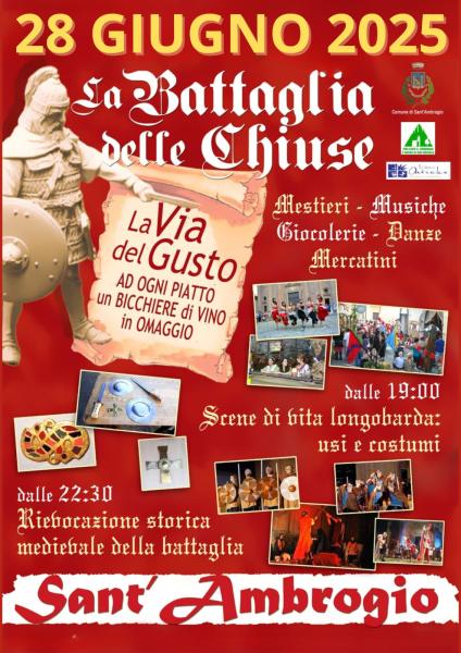 LA BATTAGLIA DELLE CHIUSE. RIEVOCAZIONE STORICA e TAVERNE DEL GRUPPO